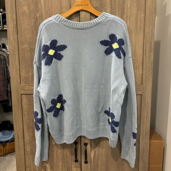 RAILS XXL Zoey Daisey Knit Flower Print Pullover Sweater - Picture 3 of 12